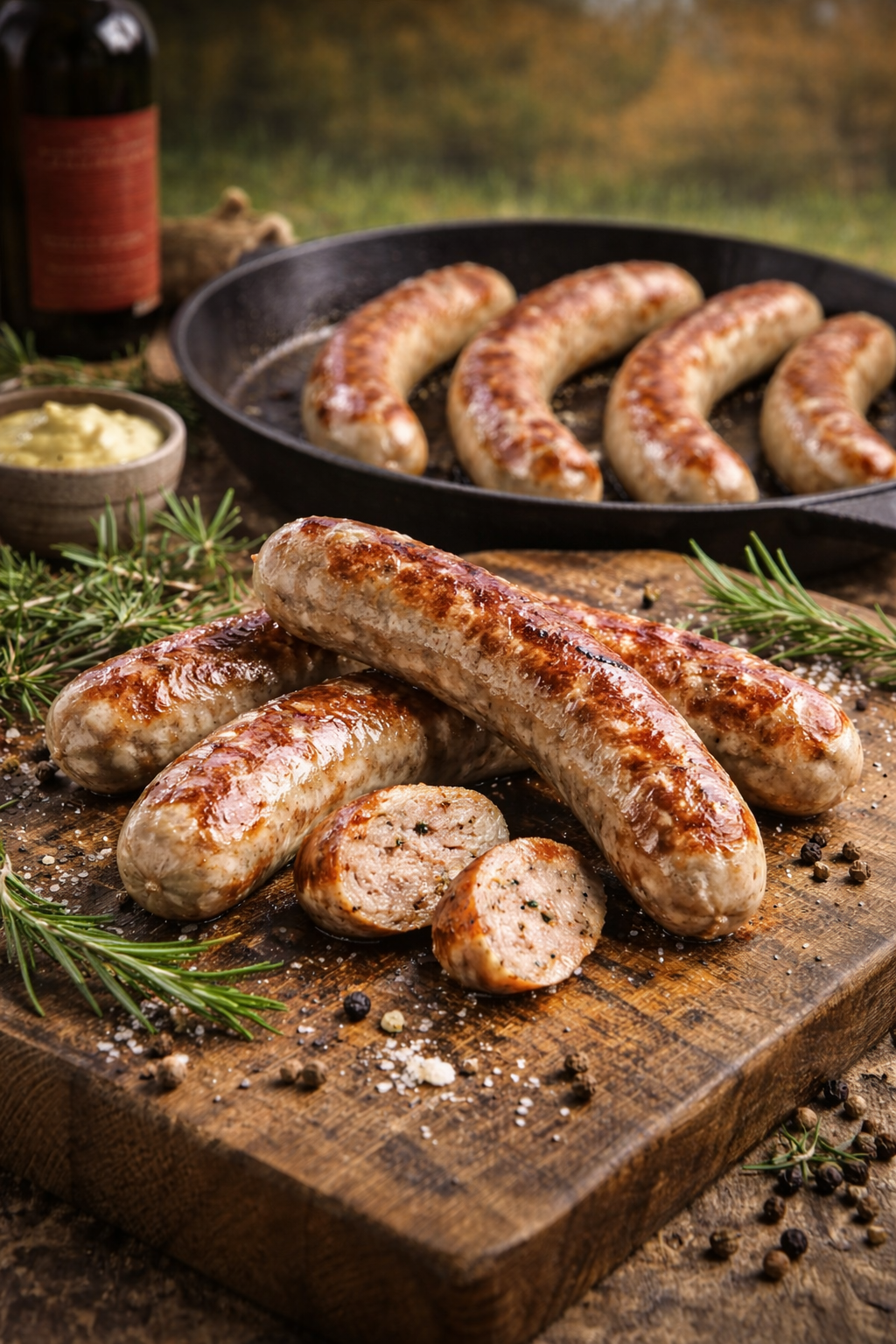 Wildbratwurst vom Rotwild