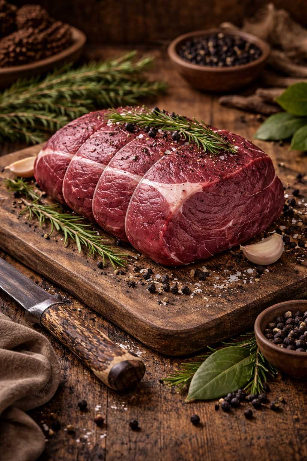 Hirschbraten vom Rotwild
