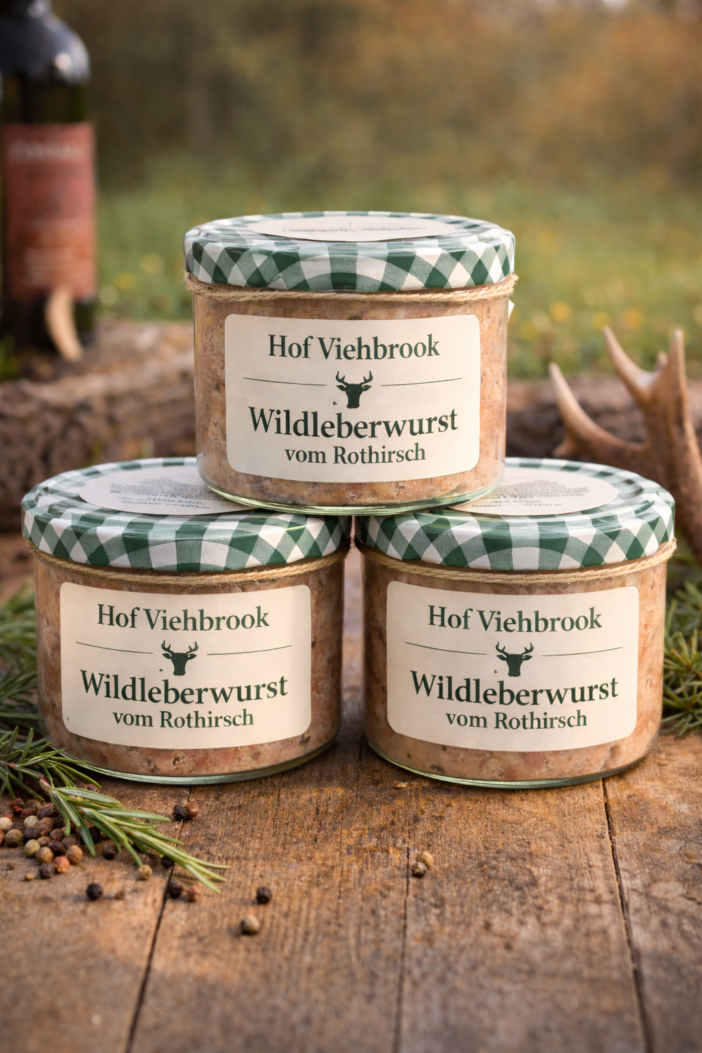Hirschleberwurst vom Rotwild im Glas 200g