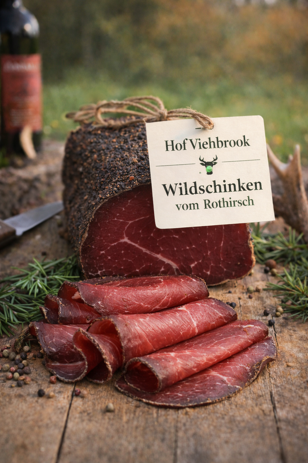 Wildschinken vom Rothirsch
